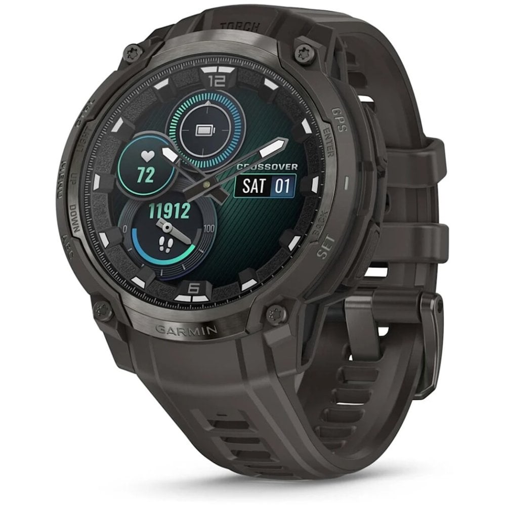 Garmin 010-03398-00 Instinct Crossover AMOLED - Charcoal Grey