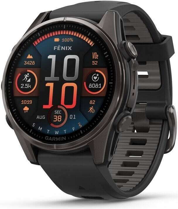 Garmin Fenix 8 – 43 mm AMOLED Sapphire / 010-02903-21 / Excluso