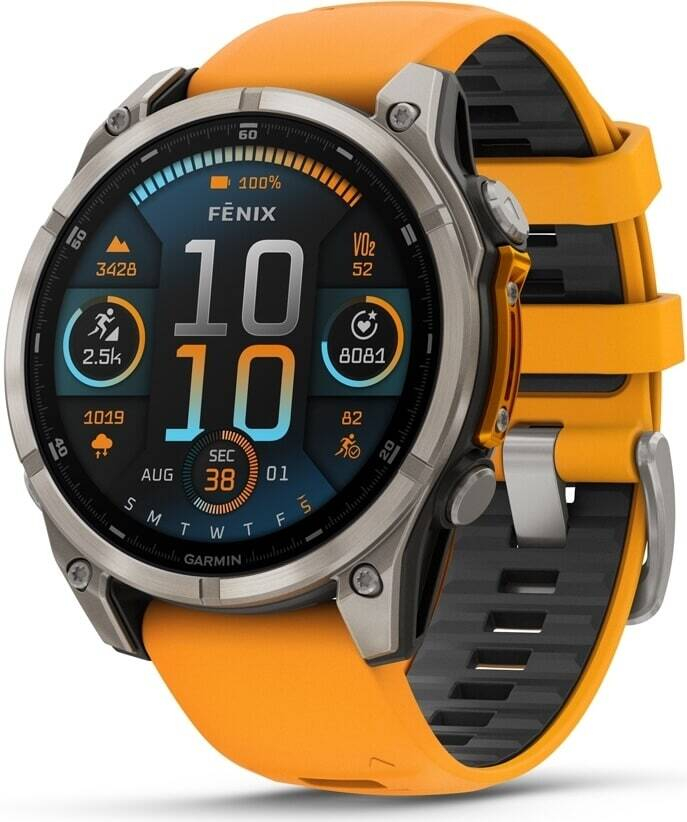Garmin Fenix 8 – 47 mm AMOLED Sapphire Titanium Smartwatch 010-02904-11