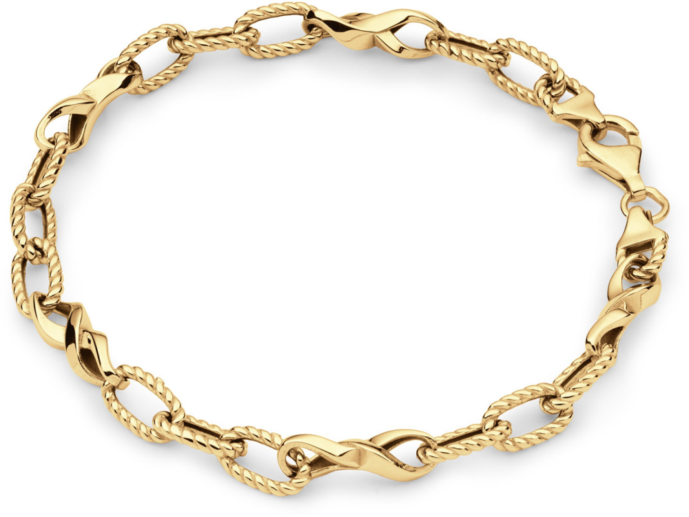 Glow 104.8997.19 Unisex Armband - Schakelarmband