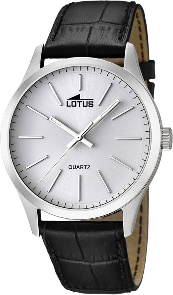 LOTUS MEN'S WHITE MINIMALIST LEATHER WATCH BRACELET 15961/1