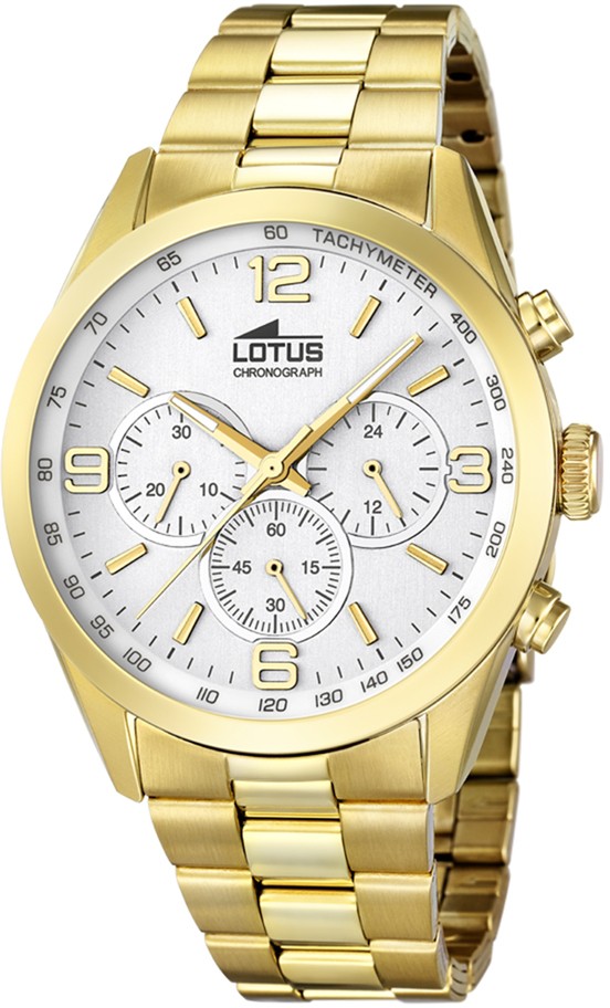 LOTUS MEN'S SILVER MINIMALIST STAINLESS STEEL WATCH BRACELET 18153/1