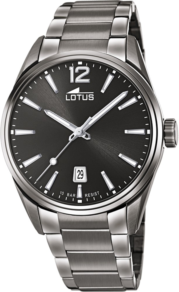 LOTUS MEN'S GREY CHRONO STAINLESS STEEL WATCH BRACELET 18684/1