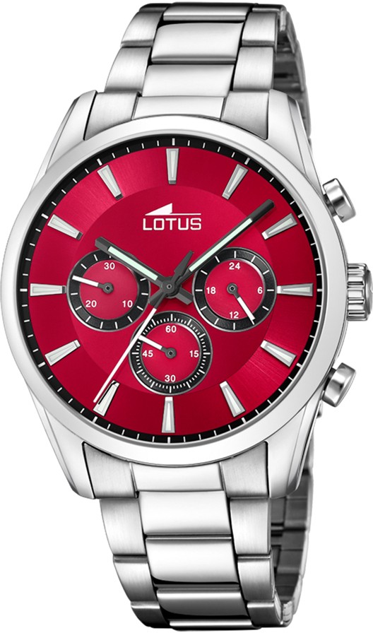 LOTUS MEN'S RED 316L STAINLESS STEEL WATCH BRACELET 18922/5