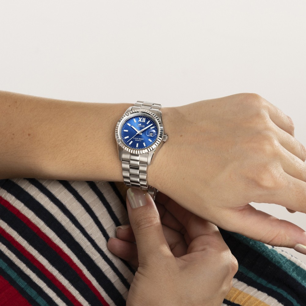 WOMEN'S LOTUS FREEDOM WATCH WITH BLUE DIAL 18930/5