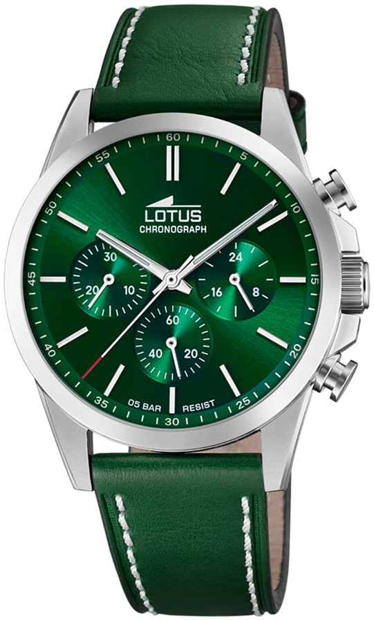 LOTUS MEN'S GREEN CHRONO WATCH 18990/3