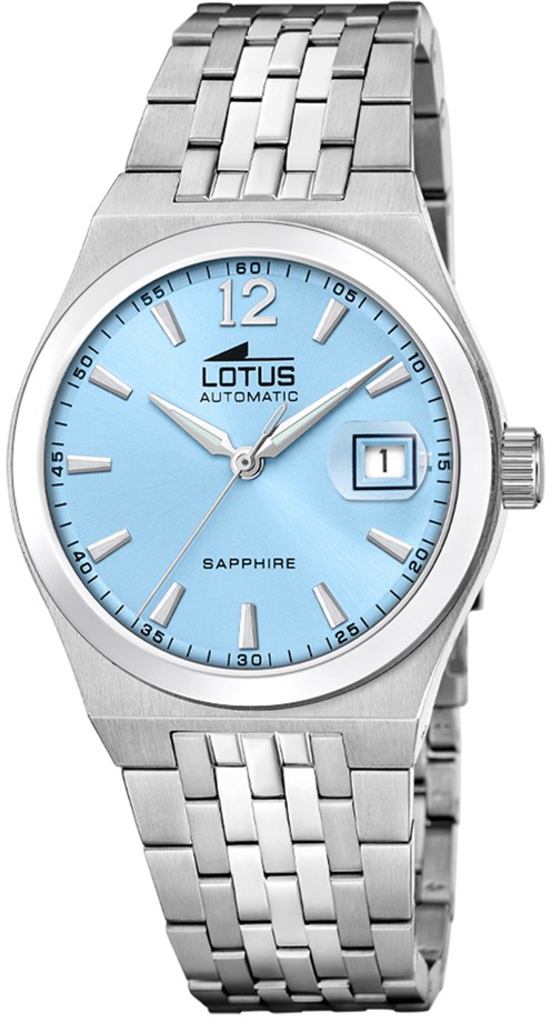 LOTUS MEN'S BLUE AUTOMATIC STAINLESS STEEL WATCH BRACELET 19000/2