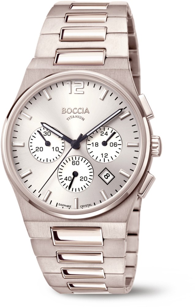 Boccia Titanium 3741-01 Heren Horloge Chrono