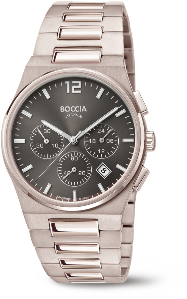 Boccia Titanium 3741-02 Heren Horloge Chrono
