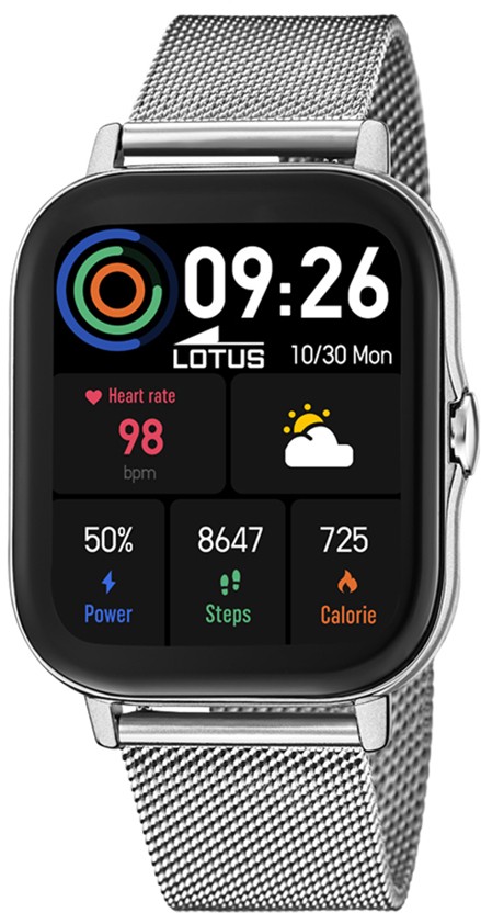 SMARTWATCH LOTUS 50044/1 STAINLESS STEEL 316L STRAP, BLUETOOTH, MEN