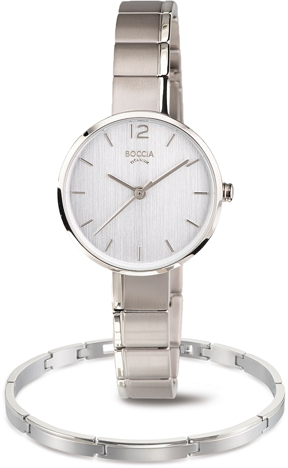 Boccia Titanium 9002.3308.01.SET Giftset Dames Horloge