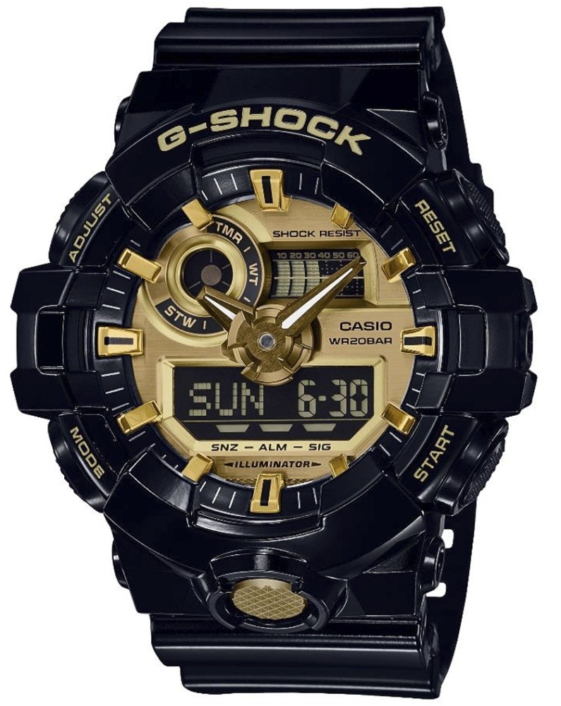 G-Shock GA-710GB-1AER Classic Heren Horloge