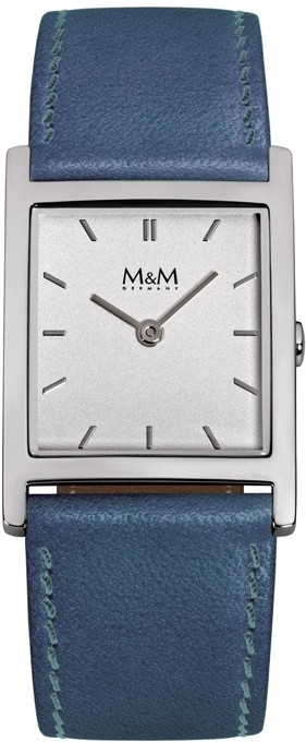 M&M Germany M11897-644 Square line Dames Horloge