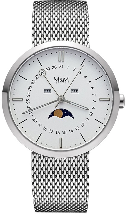M&M Germany M11949-142 Moon Heren Horloge