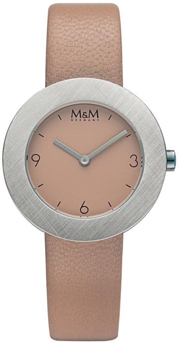 M&M Germany M11959-929 Matt circle Dames Horloge