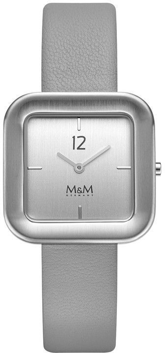 M&M Germany M11965-823 Square line Dames Horloge