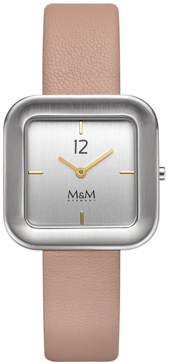 M&M Germany M11965-953 Square line Dames Horloge