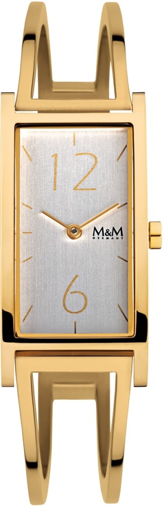 M&M Germany M11918-033 Square line Dames Horloge