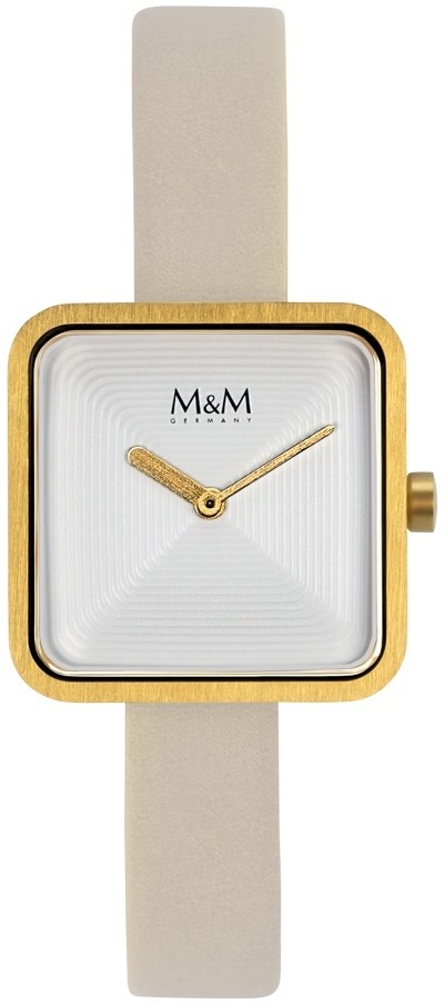 M&M Germany M11951-732 Square line Dames Horloge