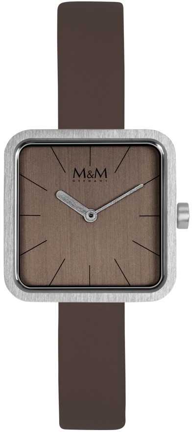 M&M Germany M11951-828 Square line Dames Horloge