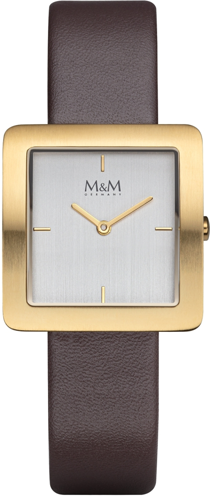 M&M Germany M11956-512 Square line Dames Horloge