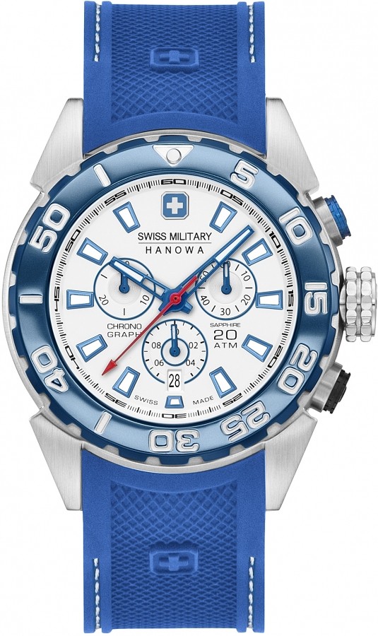 Swiss Military Hanowa 06-4324.04.001 SCUBA DIVER CHRONO Heren Horloge