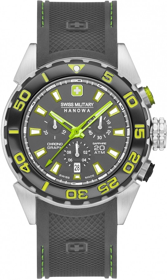 Swiss Military Hanowa 06-4324.04.009 SCUBA DIVER CHRONO Heren Horloge