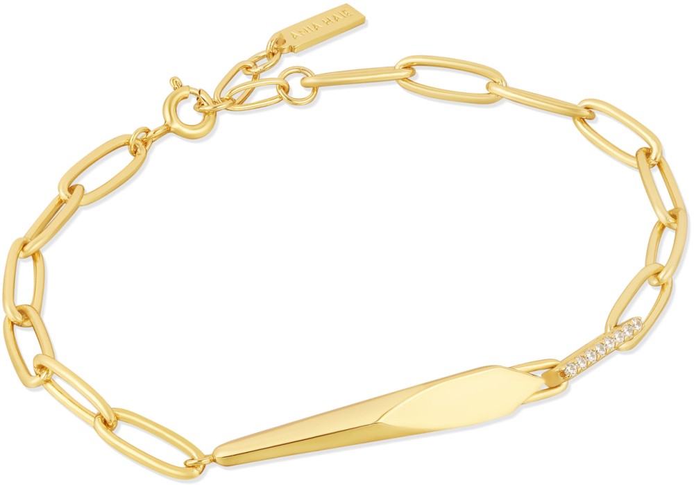 Ania Haie AH B053-03G Polished Punk Dames Armband - Schakelarmband