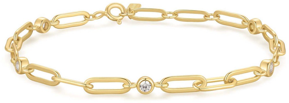 Ania Haie AH B069-01G Reimaginer Dames Armband - Schakelarmband