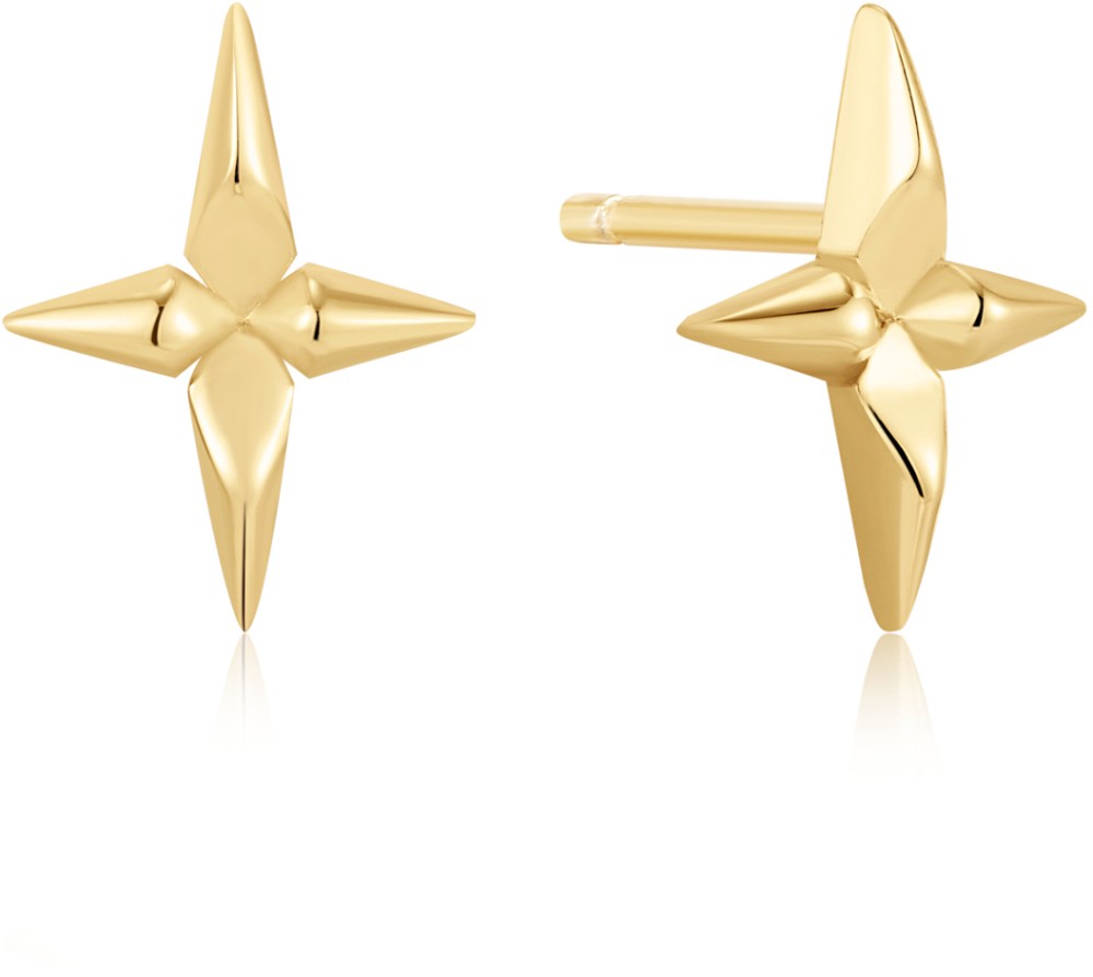 Ania Haie AH E053-02G Polished Punk Dames Oorbellen - Oorknopjes