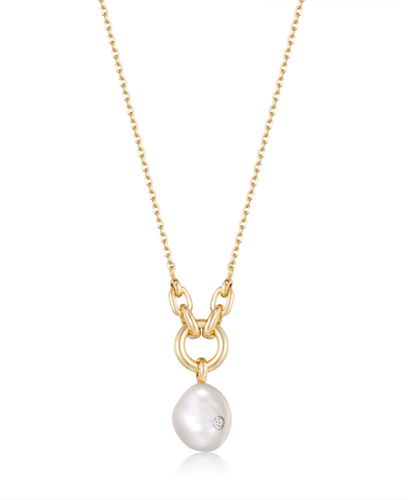 Ania Haie AH N043-03G Pearl Power Dames Ketting - Collier
