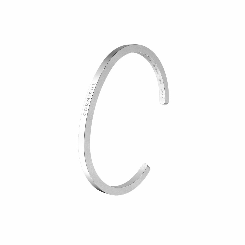Corniche dames armband - Zilver Staal