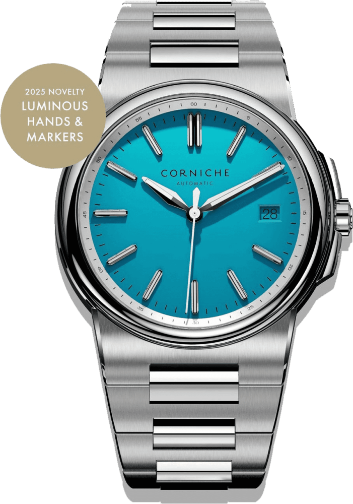 Corniche La Grande Automatic Heren Horloge - Bleu Azur