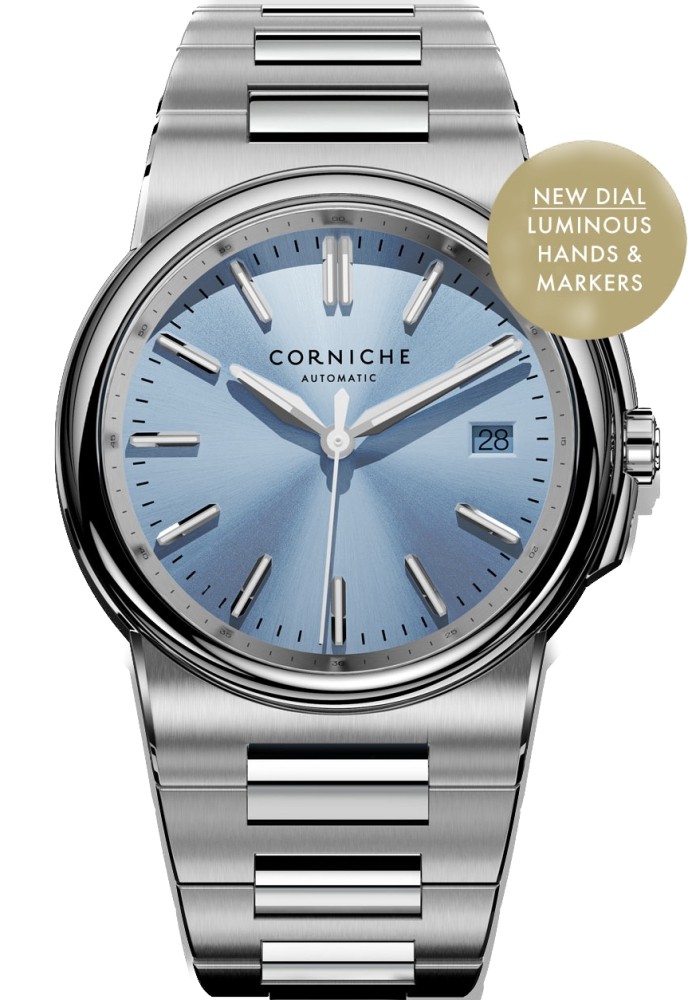 Corniche La Grande Automatic Heren Horloge - Bleu Horizon