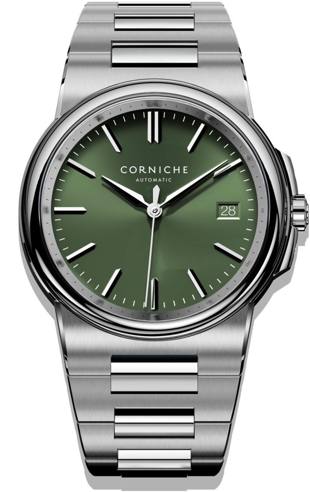 Corniche La Grande Automatic Heren Horloge - Verte Olive