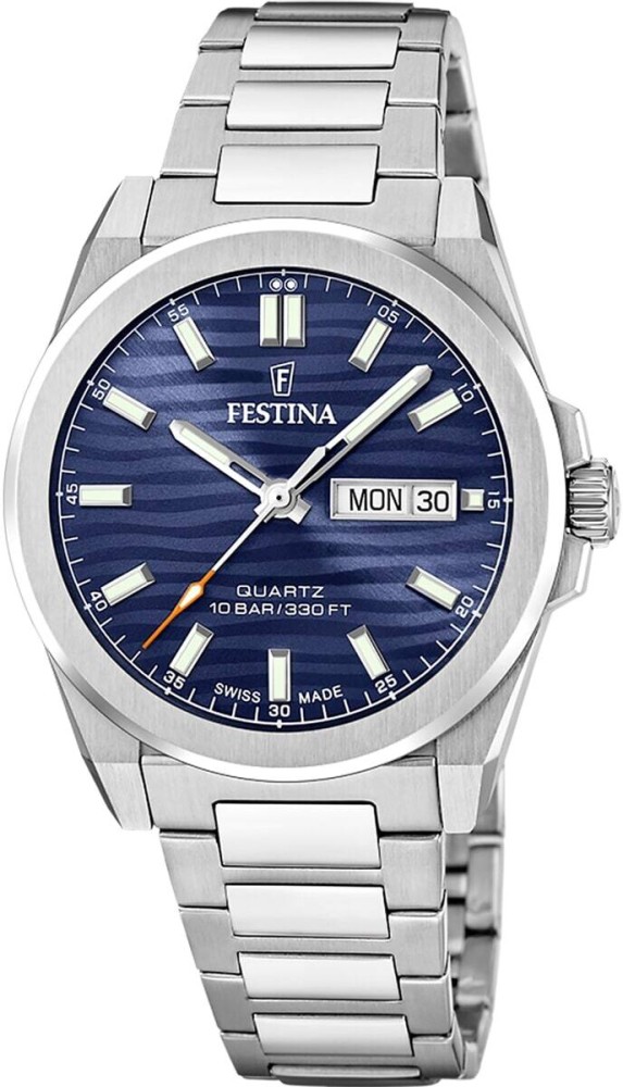 Festina F20073/2 CLASSIQUES ACIER Heren Horloge