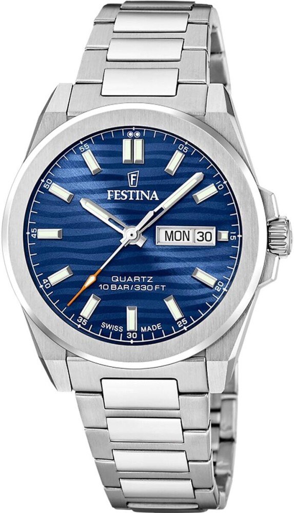 Festina F20073/3 CLASSIQUES ACIER Heren Horloge