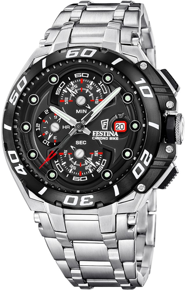 FESTINA MEN'S BLACK WATCH F20754/6
