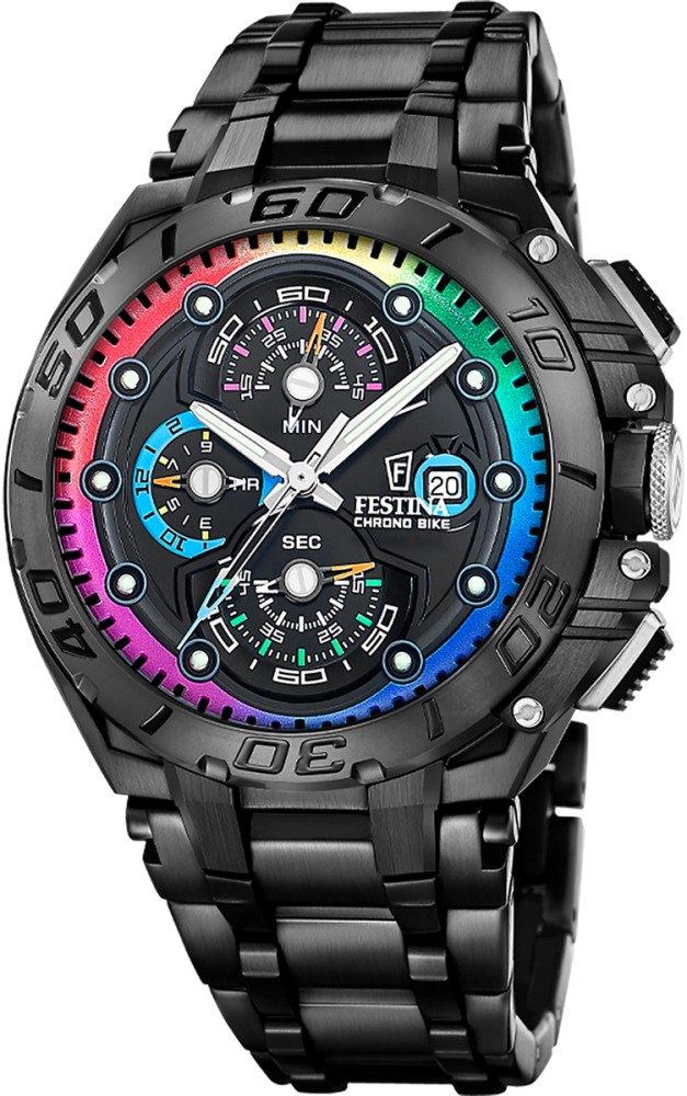 FESTINA MEN'S BLACK WATCH F20761/1