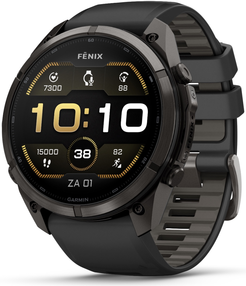 Garmin Fenix 9 Pro - 51 mm AMOLED Carbon gray DLC Titanium Smartwatch 010-04337-16