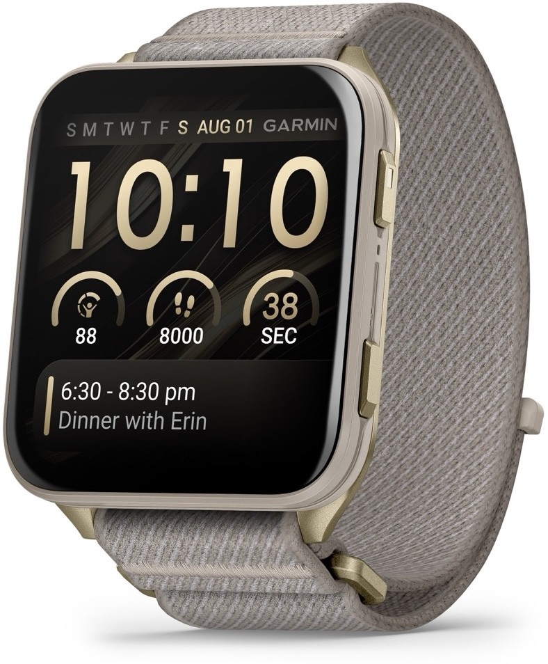 Garmin Venu X1 AMOLED Soft Gold Titanium Caseback - Smartwatch - 010-02980-09