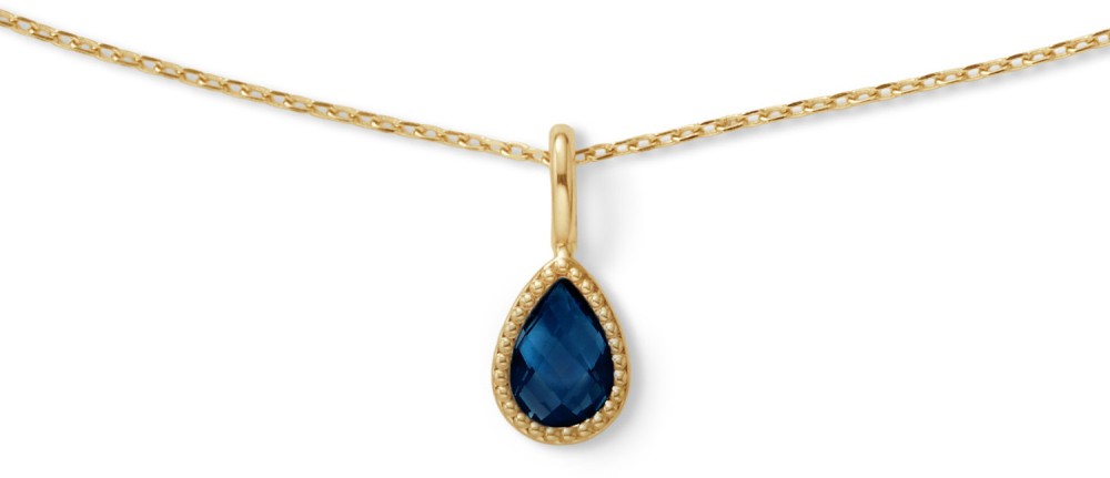 Amstel Pendant London Blue Topaz 585