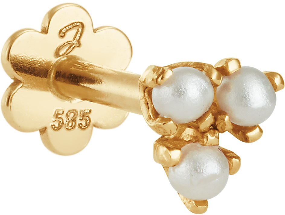 Jackie Triple Pearl Piercing 585