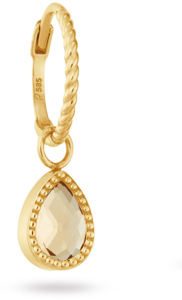 Jackie Amstel Citrin Single Hoop