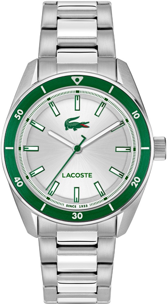 Lacoste LC2011487 Boston Staal Zilverkleurig 39mm