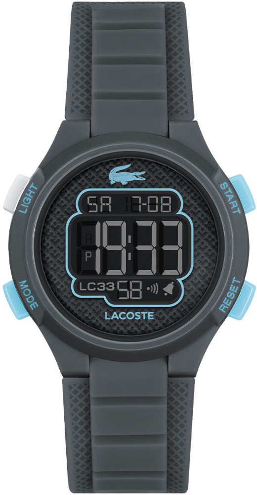 Lacoste LC2030068 LC33 Digi Kunststof Grijs 34mm