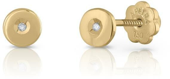 Lapetra Oorst.Schrf. Cirkel Dia 18K