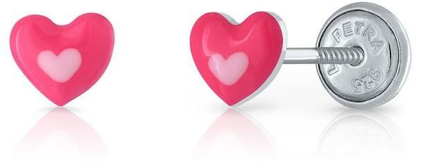 Lapetra Oorsteker Schroef Hart Roze