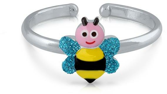 Lapetra Ring Bij Zilver Glitter
