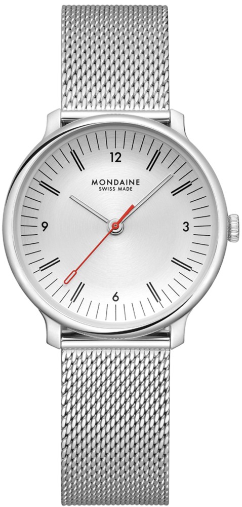 Doppio 33mm staal mesh zilver